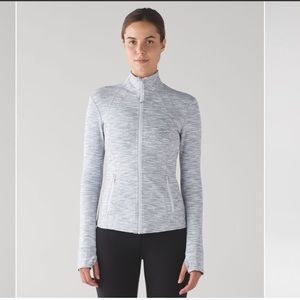 Lululemon Define Jacket Wee Are From Space Ice Grey Alpine White zip-up size 6